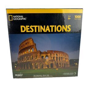 National Geographic 1000 Piece Destinations Puzzle The Colosseum Rome Italy 2008